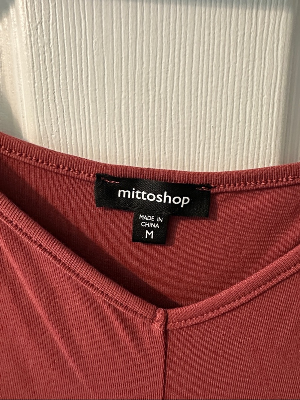 Mittoshop Rust Red Babydoll Spaghetti Strap Camisole - Picture 2 of 4